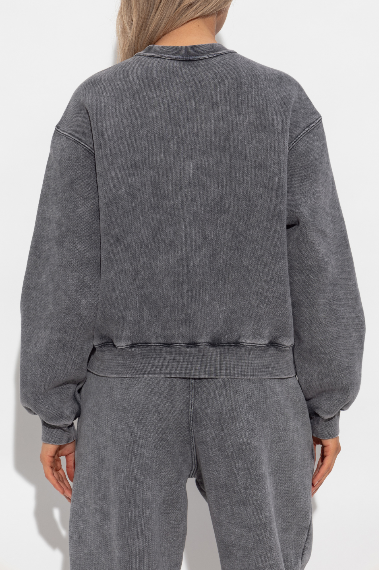 ぐれ。 Grey Sweatshirt with printed logo T by Alexander Wang